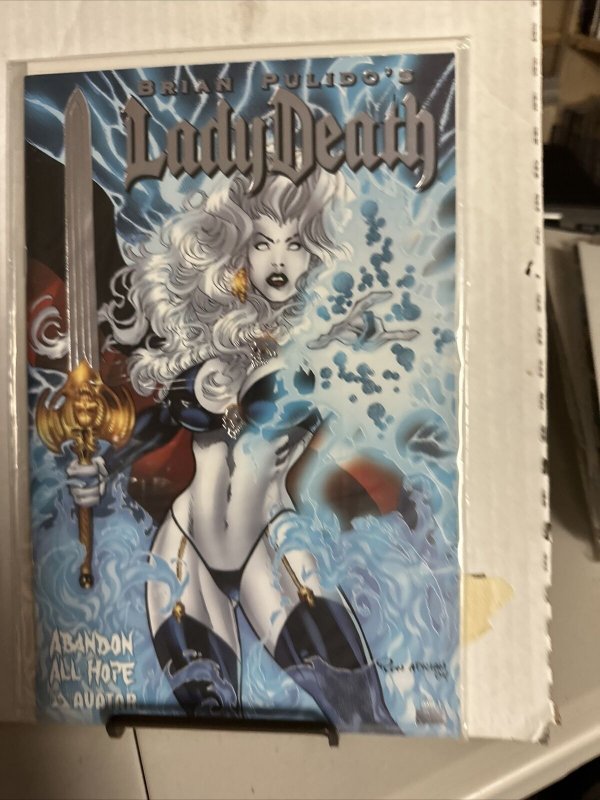LADY DEATH ABANDON ALL HOPE 1.   AVATAR COMICS limited to 1300