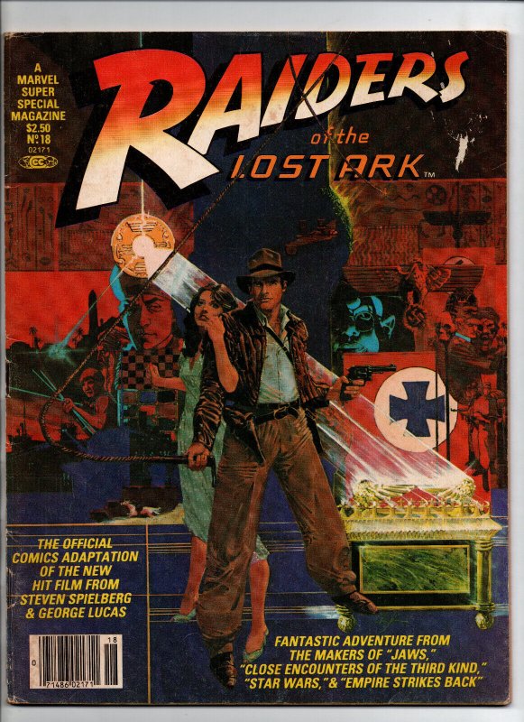 Marvel Super Special Magazine #18 Raiders of the Lost Ark  Movie Comic -1981- VG