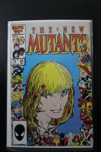 The New Mutants #45 Newsstand Edition (1986)