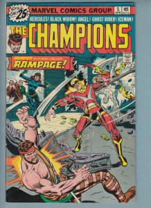 Champions #5 Apr 1976  FN 6.0 Black Widow