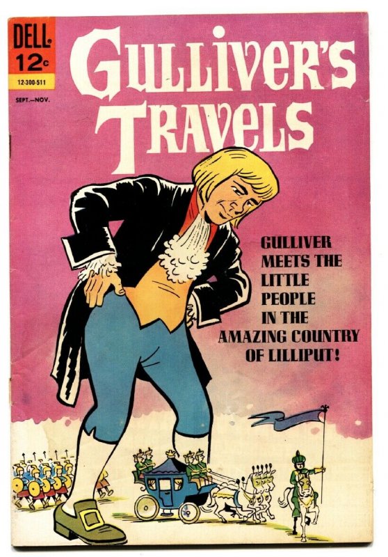 GULLIVERS TRAVELS #1 comic book 1965-DELL-1ST ISSUE-ELUSIVE