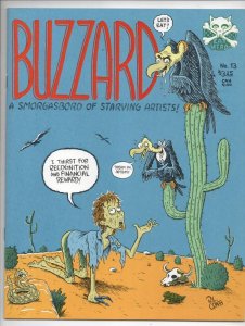 BUZZARD MAGAZINE #13, NM-, 1994, Cat Head, J R Willilams Crabb Lafter