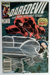 Daredevil #250 NEWSSTAND, 1st App Bullet