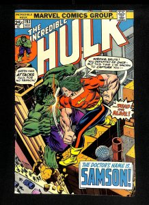 Incredible Hulk (1962) #193 Doc Samson!