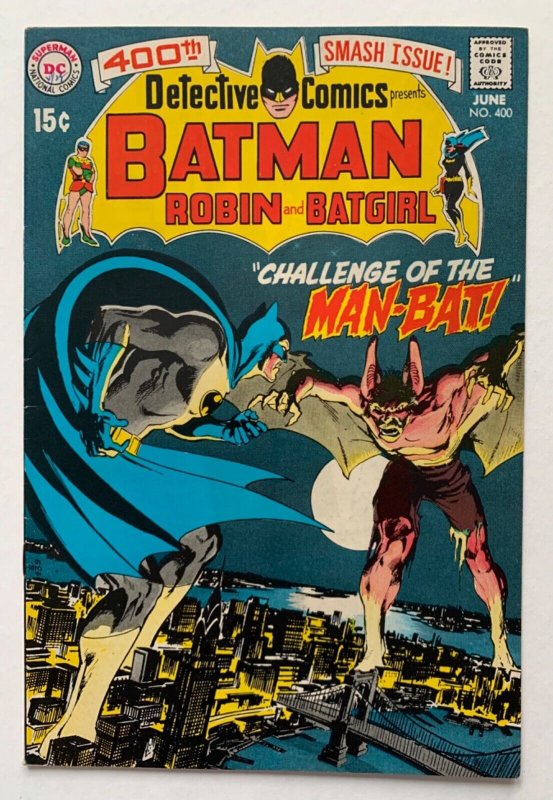 (1970) DETECTIVE COMICS #400! 1st Appearance of MAN BAT! NEAL ADAMS ART!