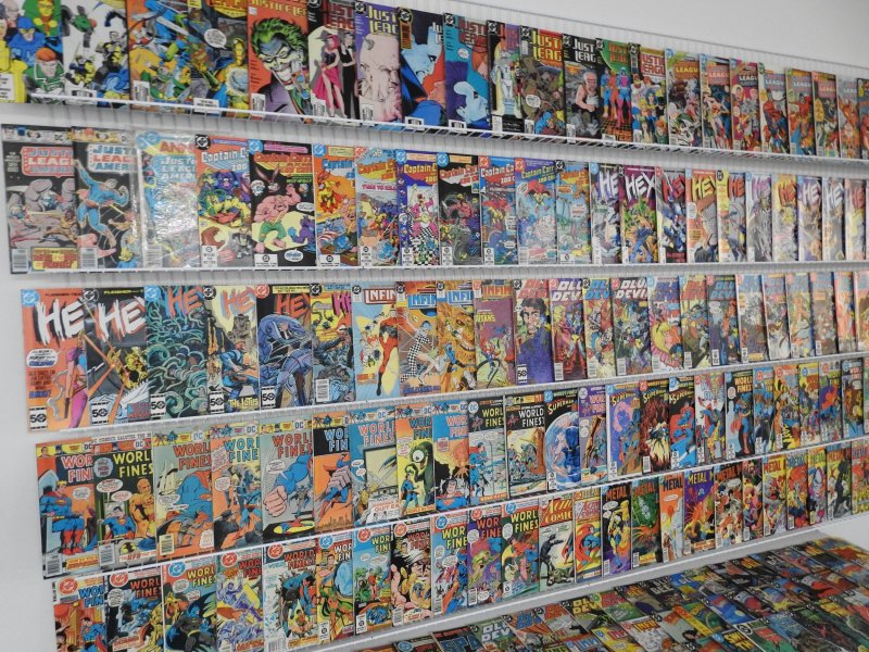 Huge Lot 180 Comics W/ Worlds Finest, Justice League, Swamp Thing, +More Avg FN+