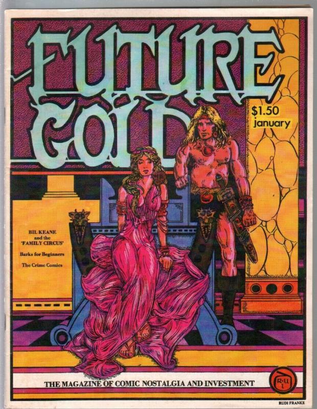 Future Gold #7 1980-Schutt-Ziff-Davis checklist-crime comics history-FN