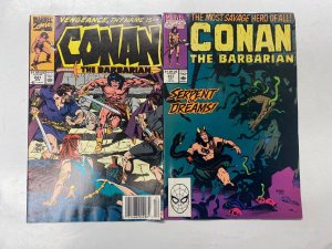 4 MARVEL comic books Conan Barbarian Movie #1 2 Conan Barbarian #231 237 33 KM15