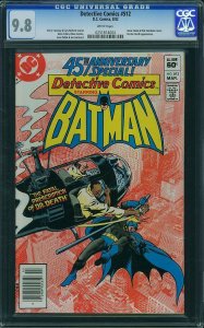 Detective Comics #512 (1982) CGC 9.8 NM/MT