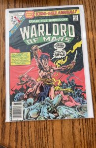 John Carter Warlord of Mars Annual #1 (1977)