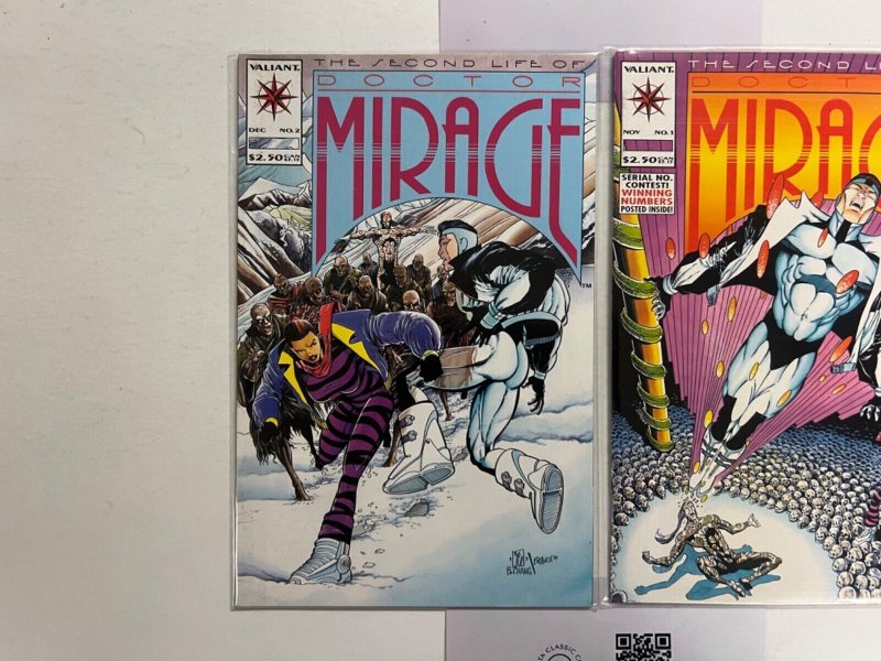 2 Doctor Mirage Valiant Comic Books # 1 2 69 JS33