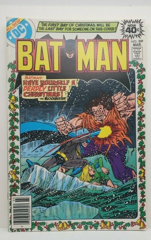 Batman #309 Have a deadly Christmas by Blockbuster - 1979 