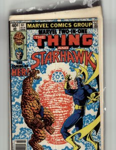 Marvel Two-in-One #61 (1980) Starhawk [Key Issue]