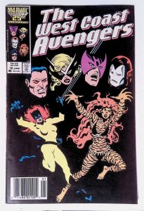 West Coast Avengers #16 Newsstand copy (Jan 1987, Marvel) 4.0 VG