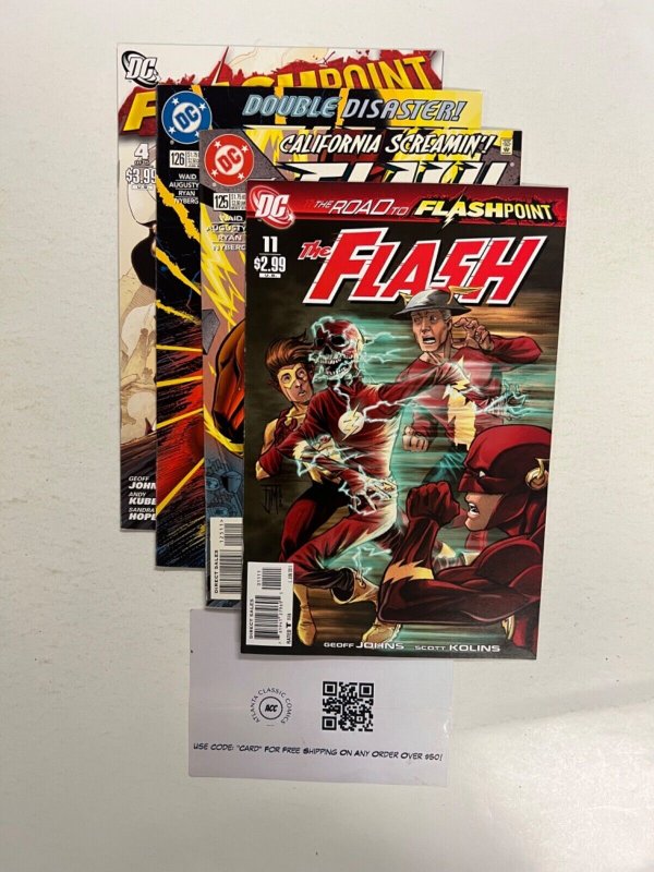 4 The Flash DC Comic Books # 4 11 125 126 Batman Superman Wonder Woman 95 JS44