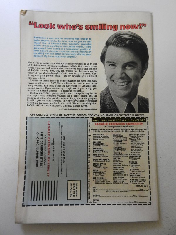 Son of Satan #7 (1976) VG+ Condition moisture stain, rust on bottom staple