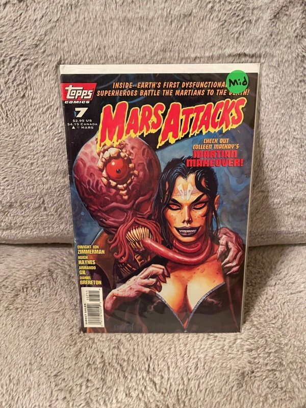 MARS ATTACKS # 7 VF TOPPS COMICS 1996