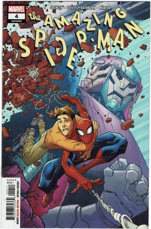 Amazing Spider-Man #4 (2018 v5) Nick Spencer 1st Spider-Bot NM