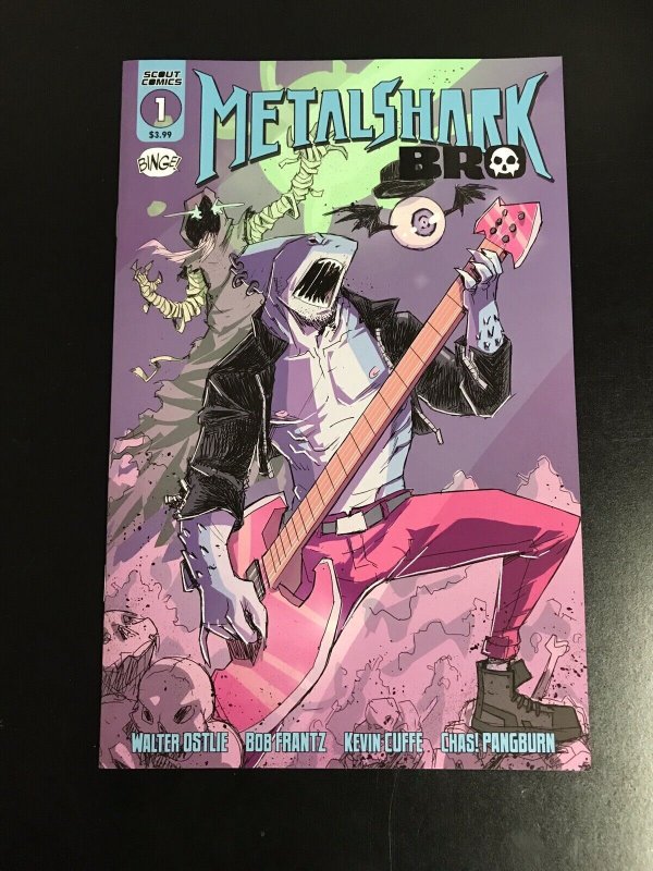 Metal Shark Bro Comic #1 First Print Scout 2019 Ostlie Frantz HTF Hot Comic