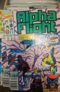Alpha Flight #88 (1990) newsstand  Jim Lee