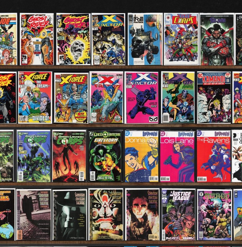 Huge Lot 140+ Comics with Darkhawk, Sandman Mystery Theatre & More!