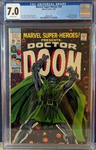 Marvel Super-Heroes #20 This Man, This Demon - 1st app Valeria CGC 7.0