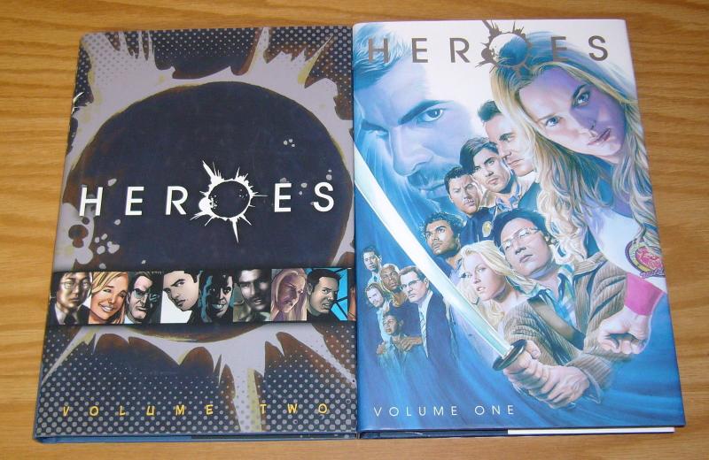 Heroes HC 1-2 VF/NM complete series - hardcovers based on tv show - set