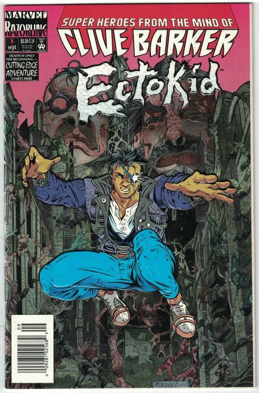 Ectokid #1 (Newsstand) VF; Marvel | foil embossed cover - Razorline 