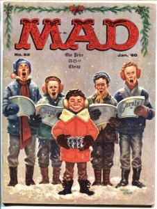 Mad Magazine #52 1960-Christmas cover-Don Martin-Kelly Freas