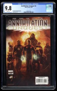 Annihilation: Conquest #6 CGC NM/M 9.8 1st New Guardians of the Galaxy!