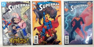 Superman Lot of 3 #0, 15, 654 (1988) DC Comics 1st Print Comic Books