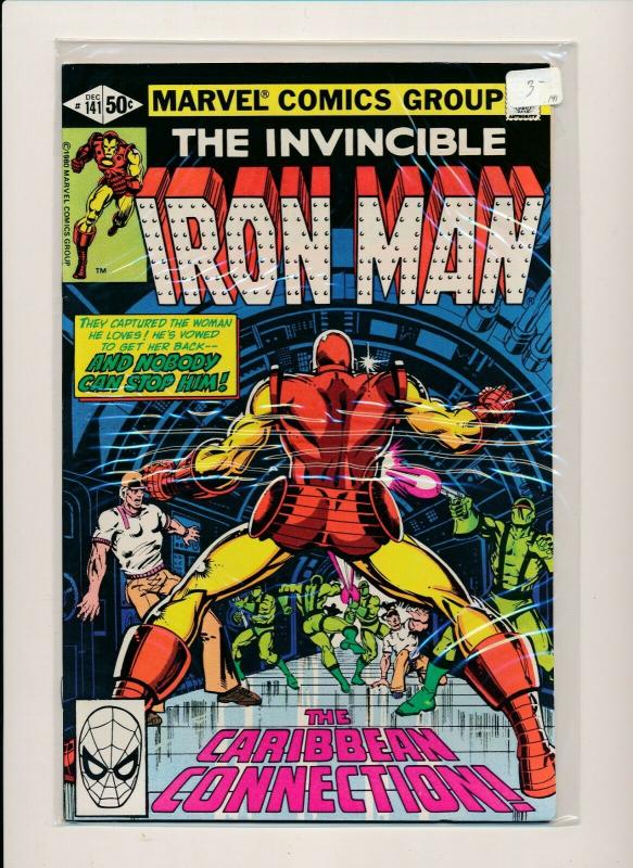 MARVEL SET of 5- IRON MAN #137-141 1980  VERY FINE (PF714) 