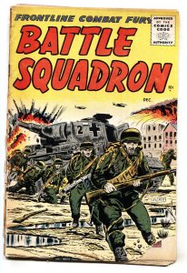 Battle Squadron #5--1955--Nazi tank battle--WWII--War stories--comic book