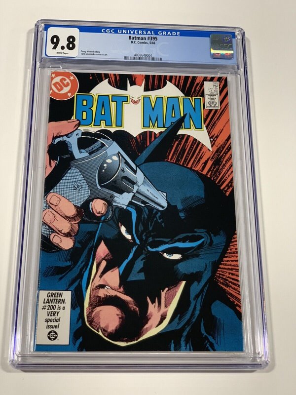 Batman 395 cgc 9.8 wp dc comics 1986 