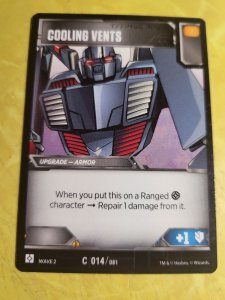 Transformers Trading Card Game: Wave 1 - Cooling Vents
