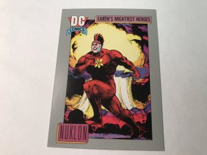NUKLON #67 card : DC IMPEL Series 1 1991 NM/M, ATOMIC BOMB ART !
