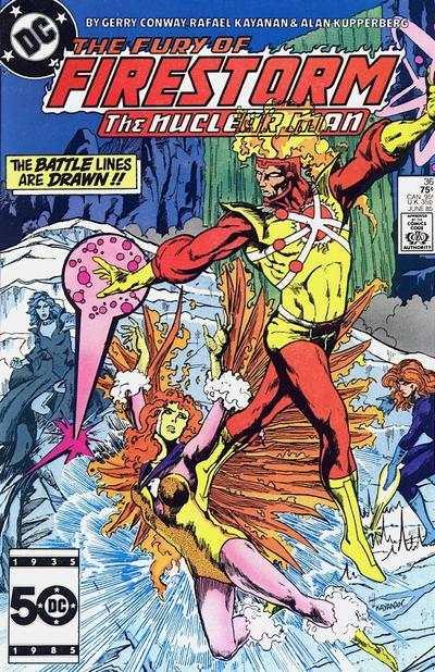 Fury of Firestorm (1982 series) #36, NM- (Stock photo)