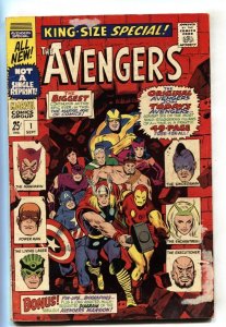 AVENGERS ANNUAL #1 comic book-ORIGIN ISSUE-CAPTAIN AMERICA Silver-Age