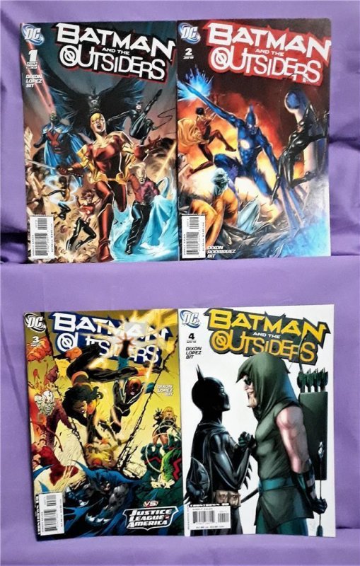 BATMAN and the OUTSIDERS #1 - 4  Catwoman Katana Metamorpho (DC 2007)