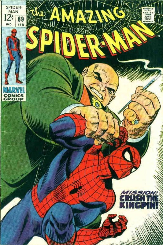 Amazing Spider-Man, The #69 FN ; Marvel | Kingpin