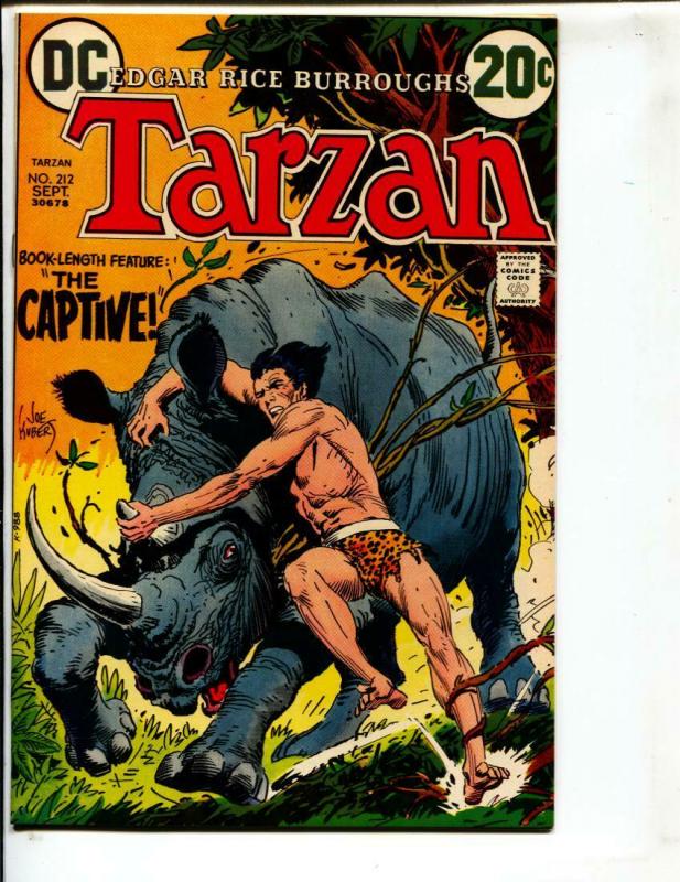 Tarzan-#212-1972-DC-BRONZE-AGE-Joe Kubert-NM-