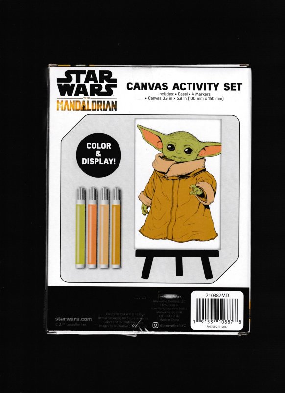 DISNEY STAR WARS | THE MANDALORIAN | CANVAS ACTIVITY SET | GROGU | BABY YODA