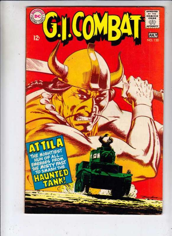 G.I. Combat #130 (Jul-68) VF High-Grade The Haunted Tank