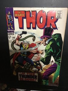 Thor #146 (1967) Mid-Grade Black Bolt Inhumans Origin! Kirby art! FN Ring Master