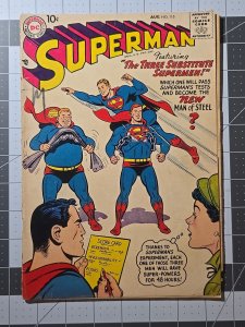 Superman #115 (DC Comics August 1957) Substitute SUPERMANS