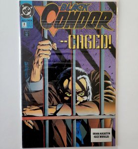 1993 DC Comics Black Condor #8 Comic Book Vintage Caged