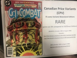 GI Combat (1985) #  276 (F/VF) Canadian Price Variant (CPV) !
