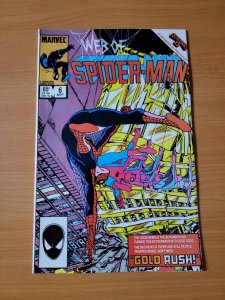 Web of Spider-Man #6 Direct Market Edition ~ NEAR MINT NM ~ 1985 Marvel Comics