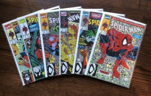 Spider-Man #1 - 6 PERFECT SET!! Marvel 1990 NM/NM+ Todd McFarlane 