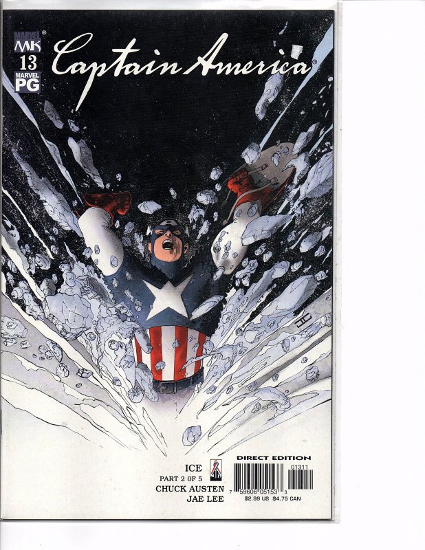 2002 Marvel Comics Captain America #13, 14 & 15  John Cassaday